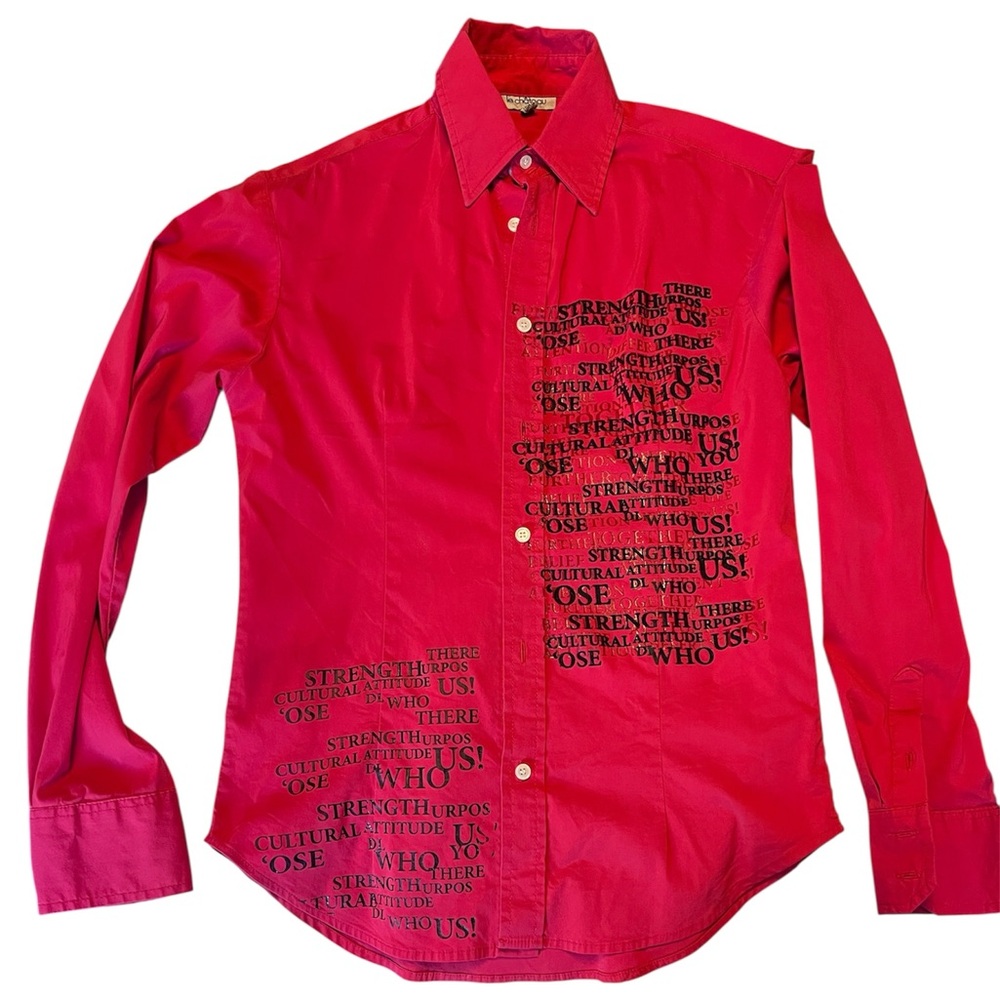 Le Chateau Red Graphic Men's Shirt